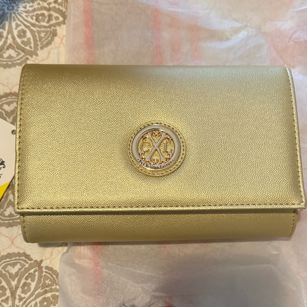 Christian Lacroix Gold Clutch